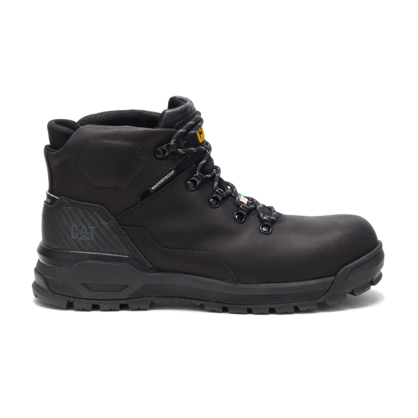 Caterpillar Kinetic Ice+ Waterproof Thinsulate™ Composite Toe Csa Philippines - Mens Work Boots - Black 61873HPCF